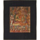 A large thangka of Amoghasiddhi Tibet, 13th century | &#35199;&#34255; &#21313;&#19977;&#19990;&#320