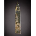 An archaic jade blade (Ge), Early Shang dynasty | &#21830; &#29577;&#25096;