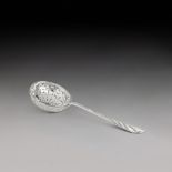 A Swiss silver sugar sifter, Basel, late 18th century