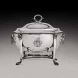 A George III silver covered bowl, William Frisbee, London, 1805