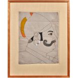 A portrait of Maharaja Sawai Madho Singh I of Jaipur, India, Rajasthan, Jaipur, second half 18th cen