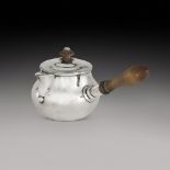 An Indian Colonial silver brandy warmer, Mathies & Barron, Bombay, circa 1830