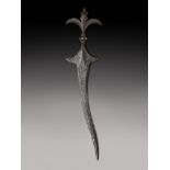 A steel dagger (chilanum), India, Deccan, circa 1600