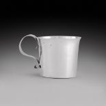 A Queen Anne silver mug, Robert Lovell, London, 1709