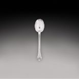 A William & Mary silver trefid teaspoon, Maker's mark RP?, circa 1690