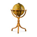 An English 18-inch terrestrial globe, by John and William Cary, circa 1826