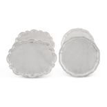 A pair of American silver salvers, Tiffany & Co., 20th century