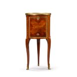 A Louis XVI gilt-bronze mounted mahogany occasional table, circa 1780