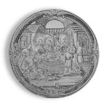 A Dutch silver marriage/wedding medal, mid-17th century