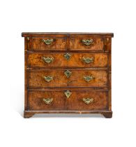 A George I walnut bachelor's chest, early 18th century
