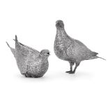 A pair of Zimbabwean silver sand grouse, Patrick Mavros, Harare, 1998