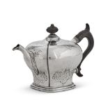 A Dutch silver teapot, Hendrik de Wint I, The Hague/Den Haag, 1746