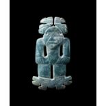 Pendentif en jade, Versant altantique du Costa Rica, circa 300 av. J-C. - 500 ap. J-C. | Costa Rican