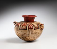 Vase &#224; d&#233;cor de f&#233;lin, Cocl&#233;, Montijo, circa 500 - 600 ap. J-C. | Cocl&#233; Eff