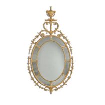 A George III carved giltwood mirror, circa 1775