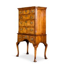 A George I walnut tallboy, circa 1720