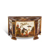 A late George III painted t&#244;le bough pot, early 19th century