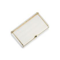 A gem-set silver-gilt and guilloch&#233; enamel cigarette case, Andrei Adler possibly for Faberg&#23