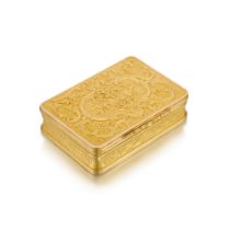 A gold snuff box, Andreas Martin, Vienna, 1835