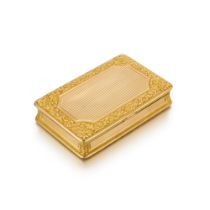 A gold snuff box, Simon-Achille L&#233;ger, Paris, 1819-1839