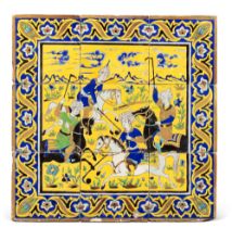 A safavide ceramic panel, Iran 18th century | Panneau de c&#233;ramique, Iran, art safavide, XVIIIe