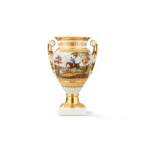 A Paris porcelain vase, circa 1840 | Vase en porcelaine de Paris, vers 1840