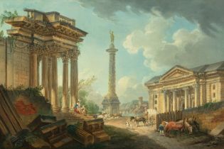 Pierre-Antoine Demachy A capriccio with the Panth&#233;on | Caprice architectural avec le Panth&#23