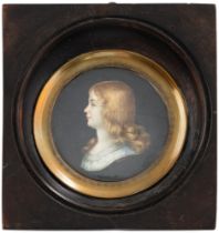 A portrait miniature of Louis XVII, signed Auriol, France, first half of 19th century | Portrait min