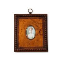 An portrait miniature of Marie Caroline, Duchess of Berry, French, second quarter of the 19th centur