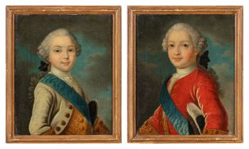 French School, 18th Century | Ecole fran&#231;aise du XVIIIe si&#232;cle Portraits of the Counts of