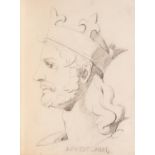 [Dessin ─ Henri d’Artois, comte de Chambord] Portraits des rois par son maître de dessin, légendés p
