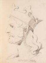 [Dessin &#9472; Henri d&#8217;Artois, comte de Chambord] Portraits des rois par son ma&#238;tre de d