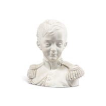 A porcelain bust of the duc de Bordeaux, circa 1830 Estimate: Estimate: 500 - 800 EUR 500 - 800 EUR