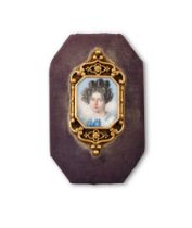 A portrait miniature of Marie-Caroline, Duchess of Berry, France, circa 1820 | Portrait miniature de