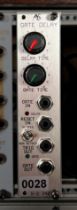 Analogue Systems RS-340 Gate Delay Delays gate or trigger signals. Adjustable delay time control.