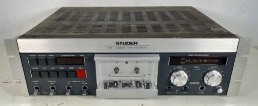 Studer A710 Cassette Tape Recorder Professional-grade cassette recorder. Precision mechanics for