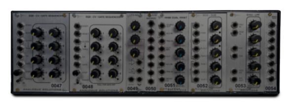 Analogue Solutions Modular Rack Case (Black). Untested but assumed to be working. No guarantee or