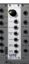 Analogue Systems RS-350 Slew Limiter. Controls rate of change in voltage. Smoothens out rapid