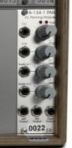 Doepfer A-134-1 PAN VC Panning Module Voltage-controlled stereo panning. Distributes signal