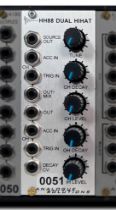 Analogue Solutions HH88 Dual Hihat Dual channel hihat sound generator. Analog circuitry for