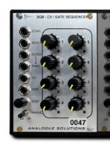 Analogue Solutions SQ8 CV/Gate Sequencer 8-step sequencer for pitch and gate. Interactive controls