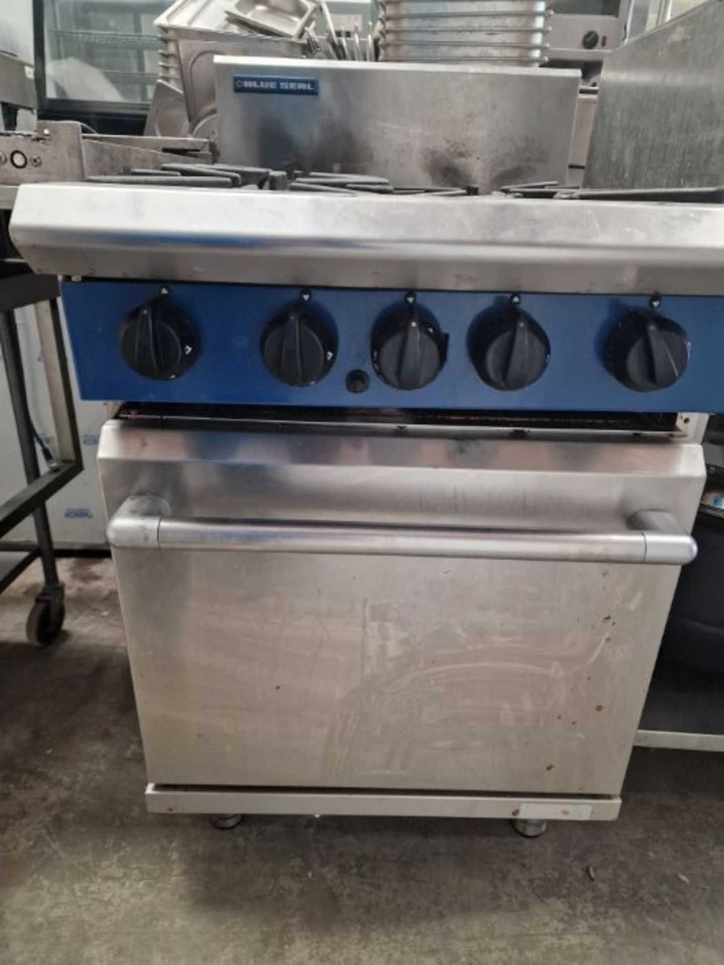 Blue seal 4 burner cooking range. - Image 3 of 3