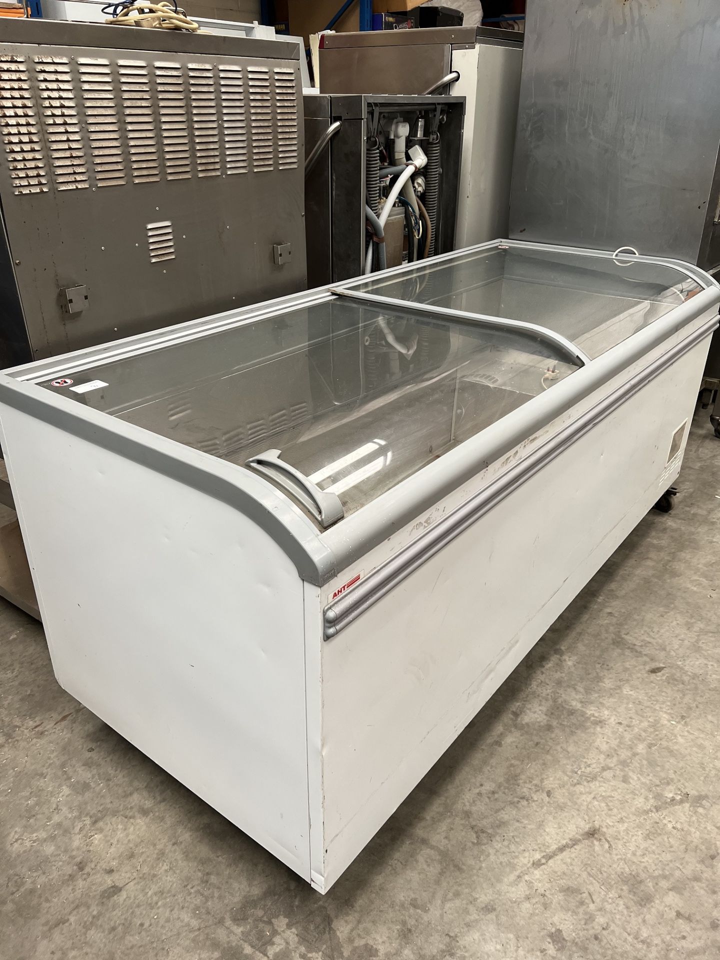 Large AHT Sliding Lid Chest Freezer