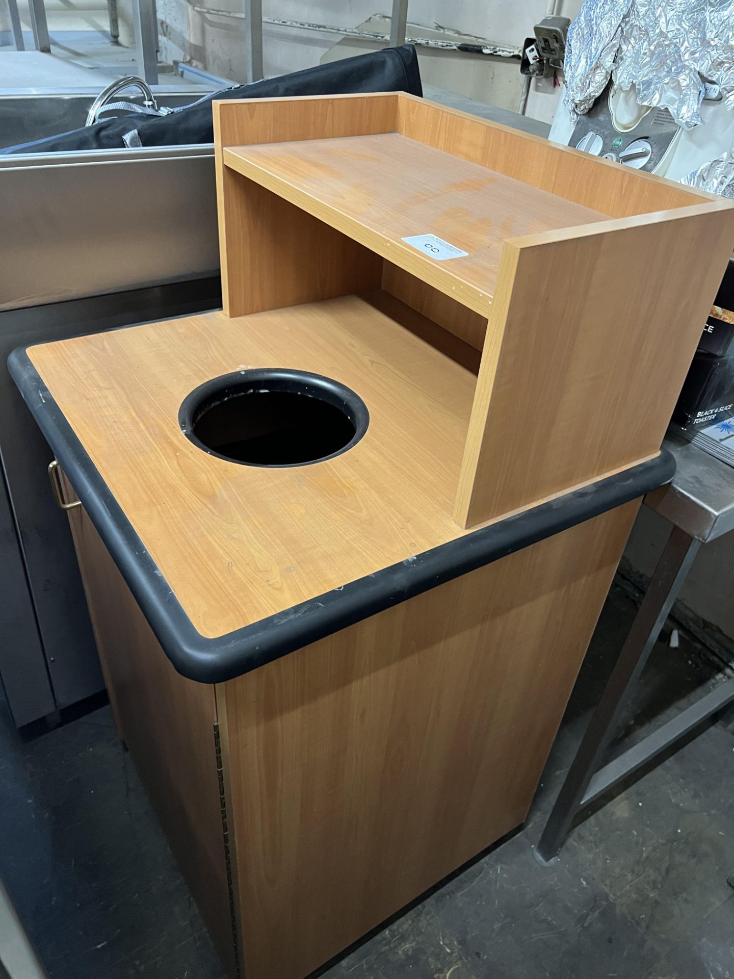 Wooden Clearance Cupbord and Bin