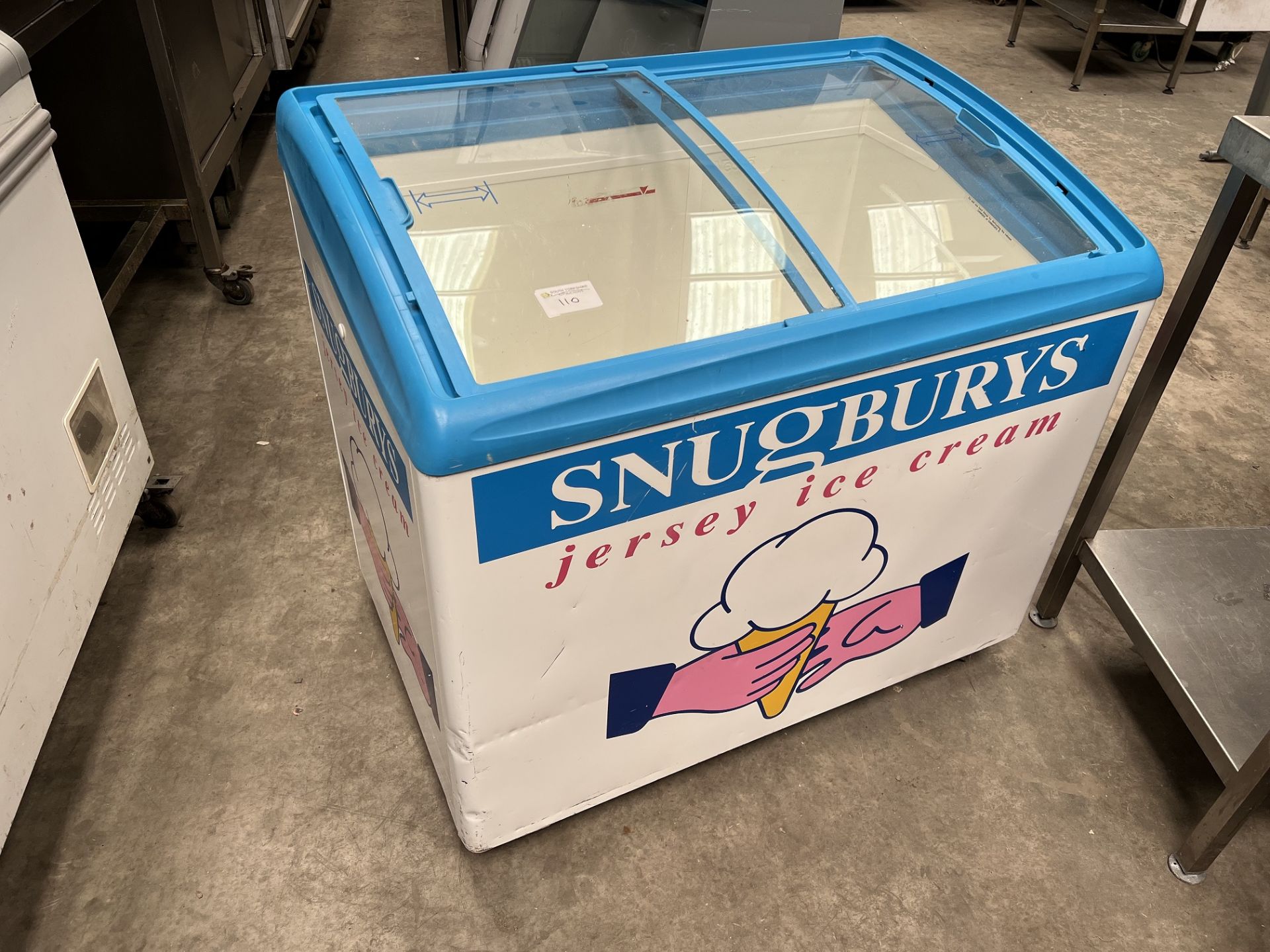 Ice Cream Freezer, Sliding Lids - Image 2 of 3