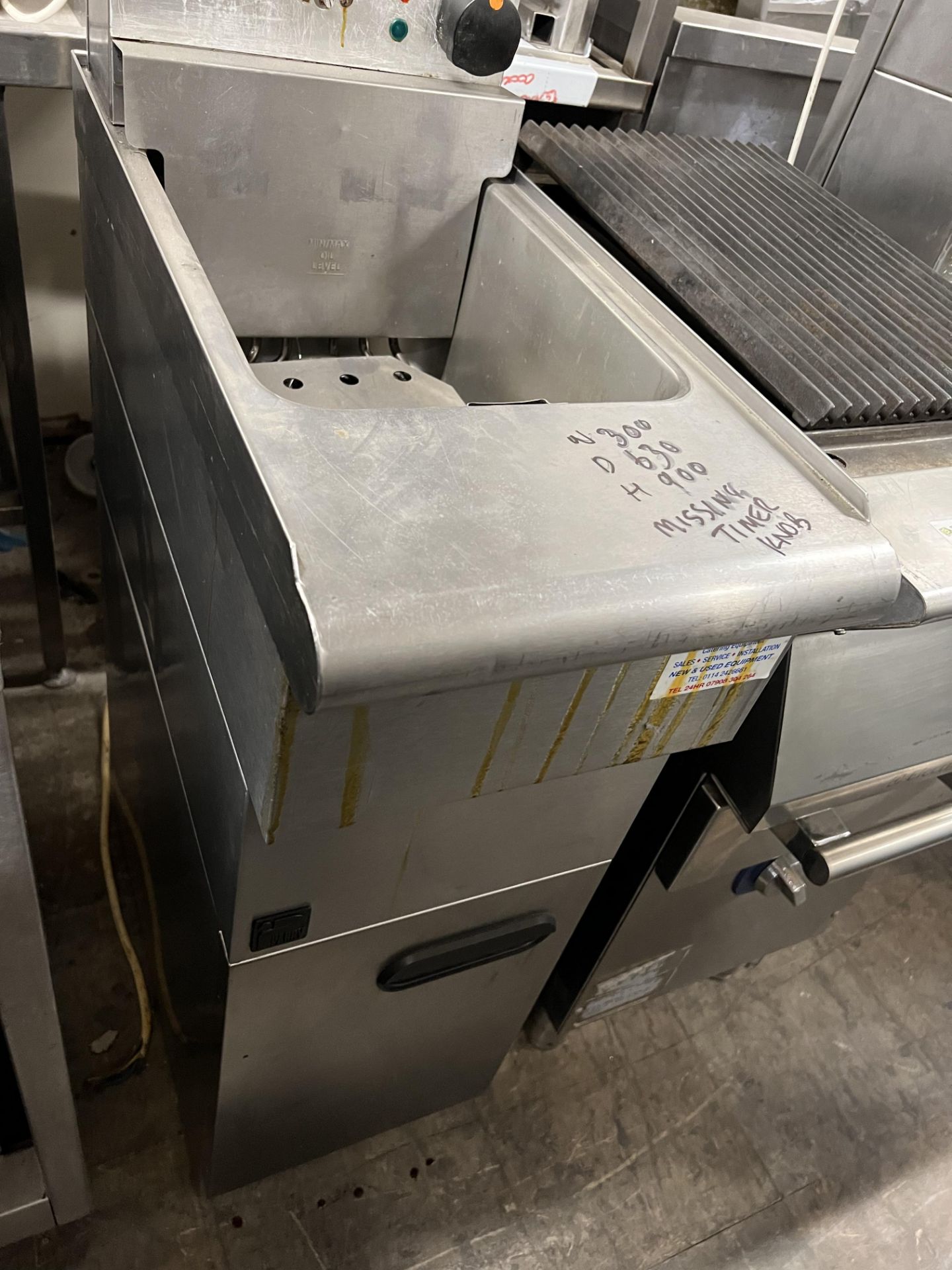 Free Standing Electric Chip Fryer