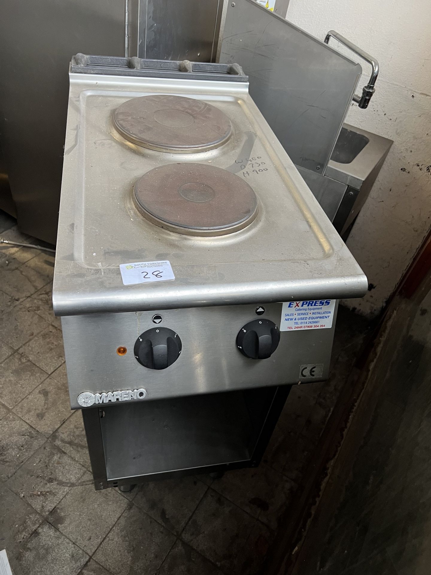 Free Standing Mareno 2 Ring Boiling Top Unit