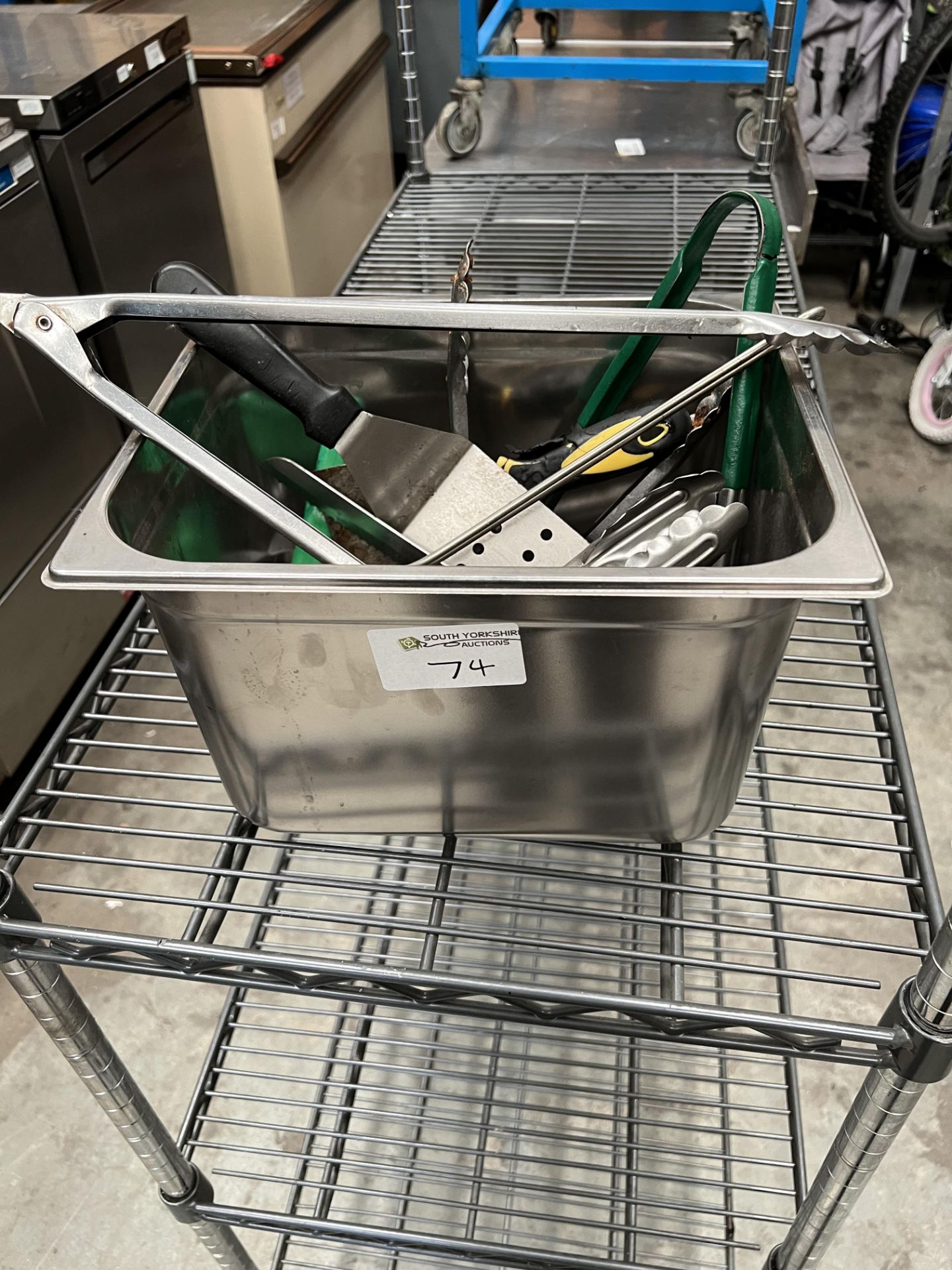 Bain Marie Pan and Kitchen Utensils