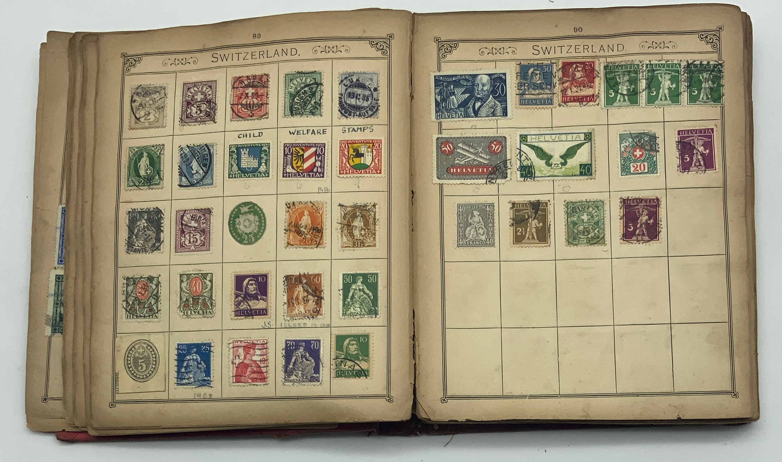 SELECTION OF VARIOUS STAMPS IN ALBUM, SOME LOOSE PAGES - Image 45 of 92