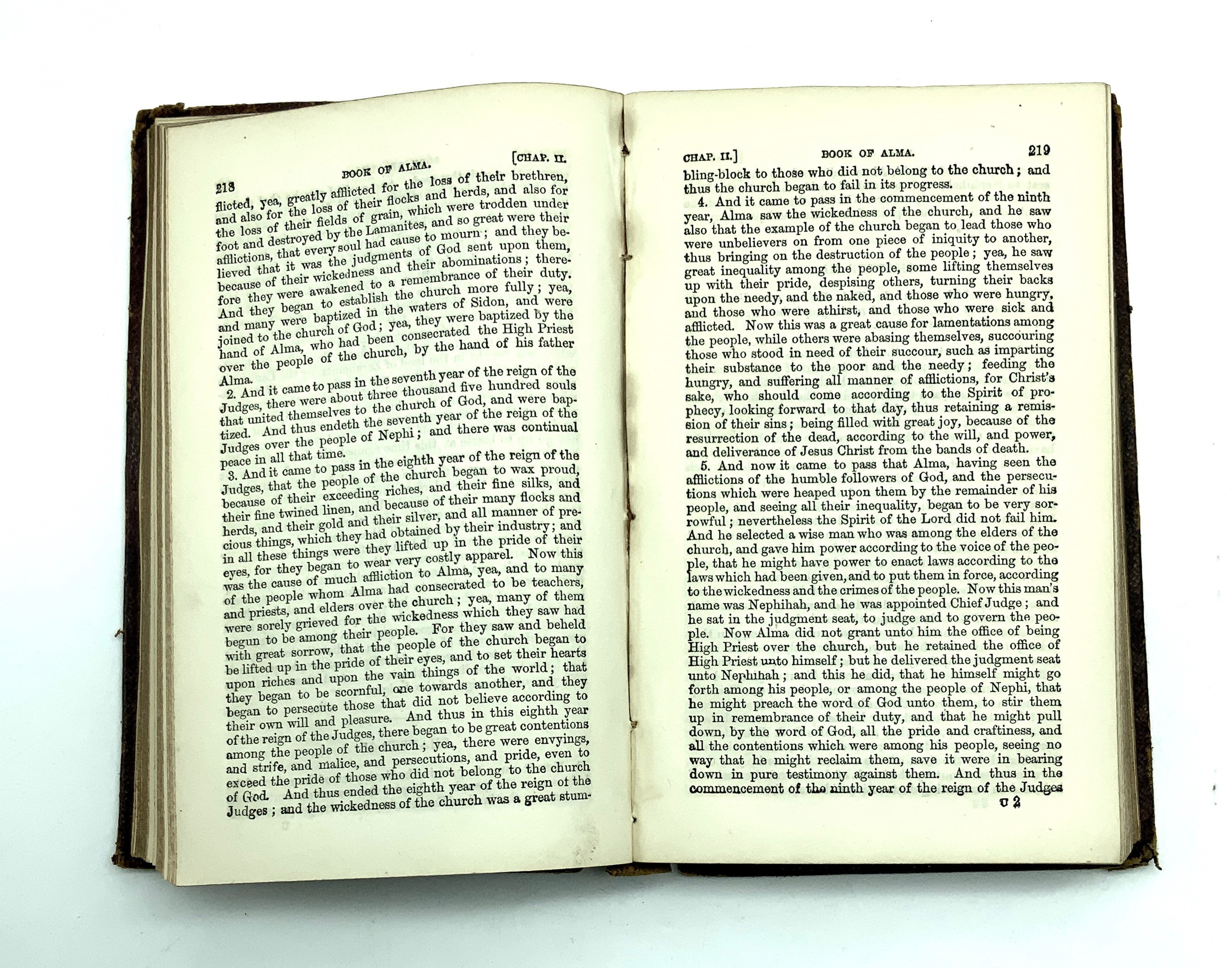 FIFTH EUROPEAN EDITION OF 1854 THE BOOK OF MORMON TRANSLATED BY JOSEPH SMITH, JUNIOR - Image 3 of 4